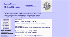 Desktop Screenshot of bureaucountyclerk.com